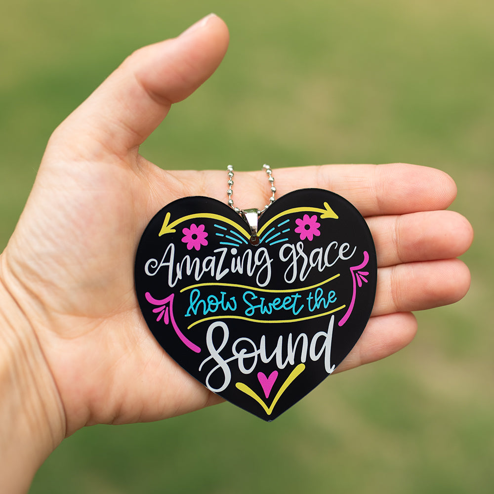 Amazing Grace Key Chain, Rearview Mirror Ornament
