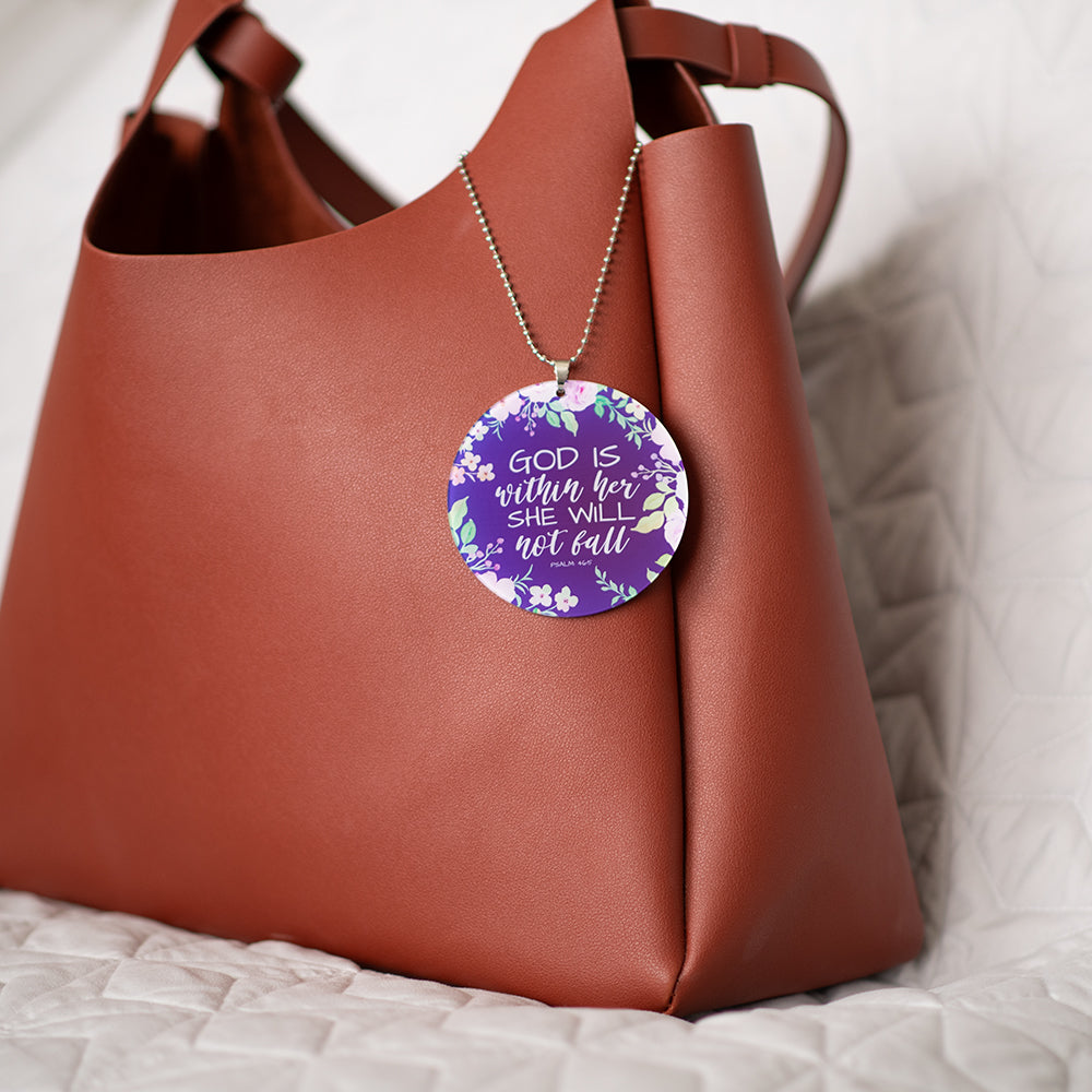 God Is Within Her Key Chain, Rearview Mirror Ornament