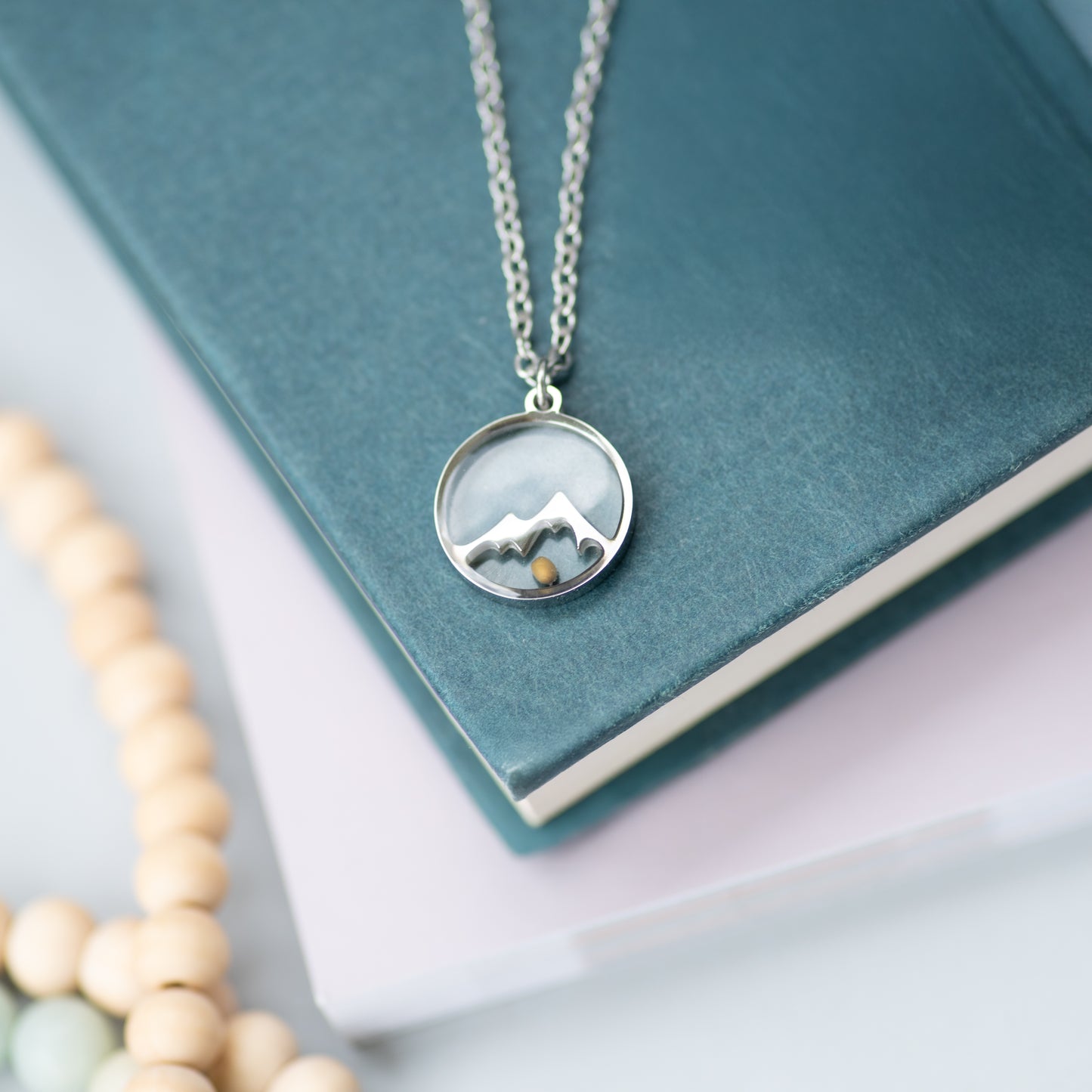 Mustard Seed Mountain Necklace