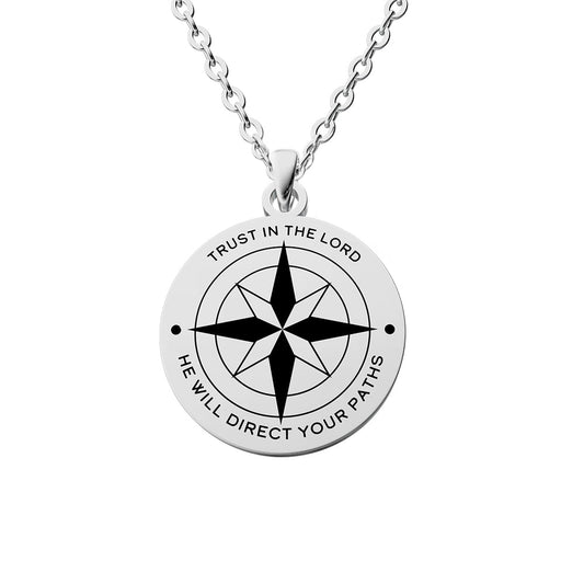 Trust In The Lord Proverbs 3:5-6 Necklace