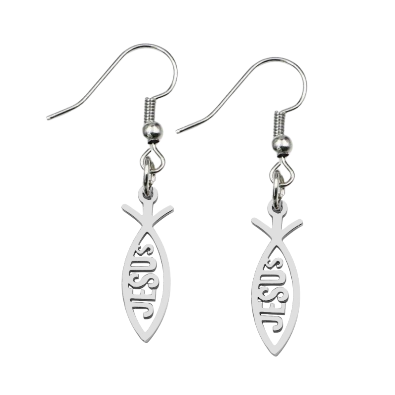 Jesus Fish Earrings