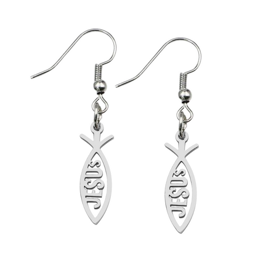 Jesus Fish Earrings