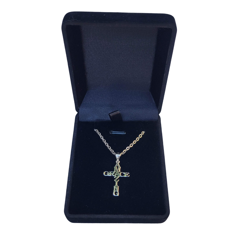 925 Sterling Silver Petite Amazing Grace Necklace