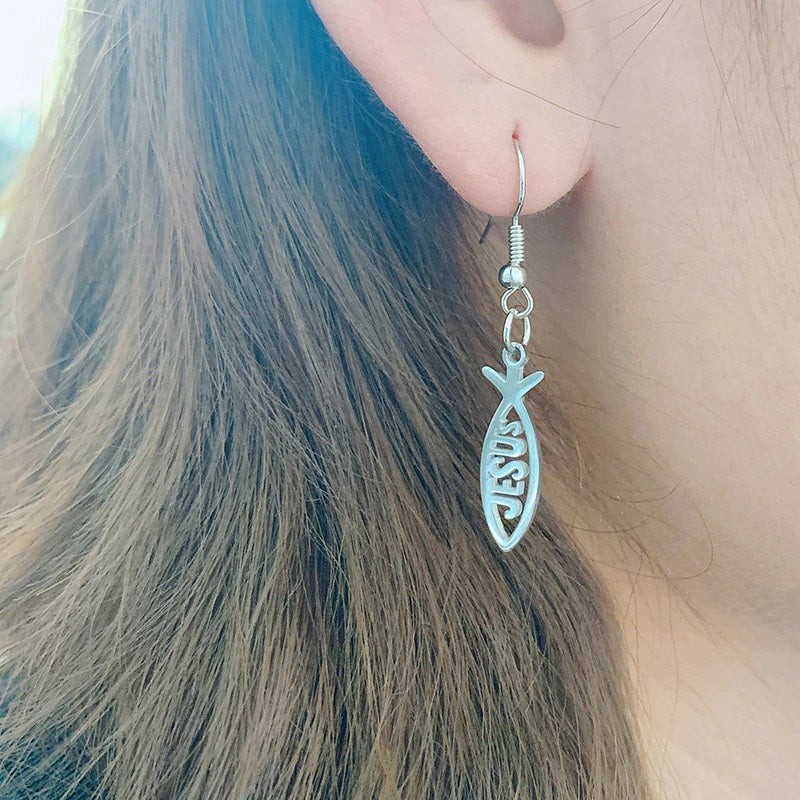 Jesus Fish Earrings