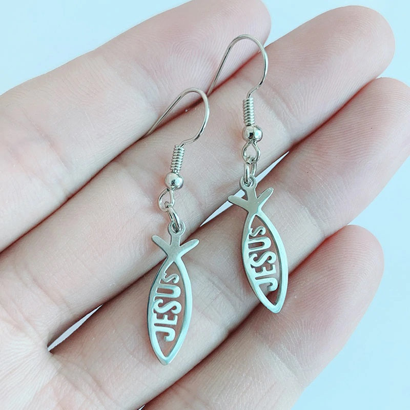 Jesus Fish Earrings