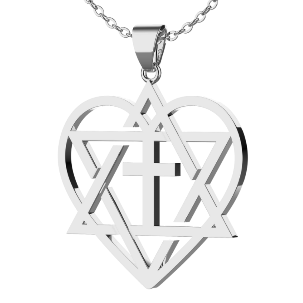 Messianic Heart Necklace