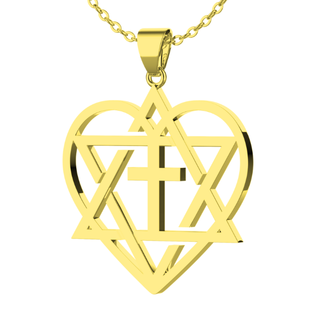 Messianic Heart Necklace