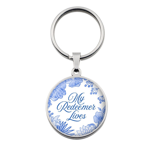 My Redeemer Lives Key Chain