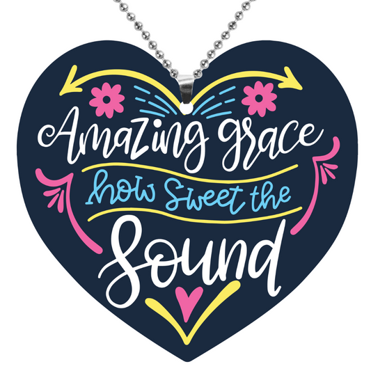Amazing Grace Key Chain, Rearview Mirror Ornament