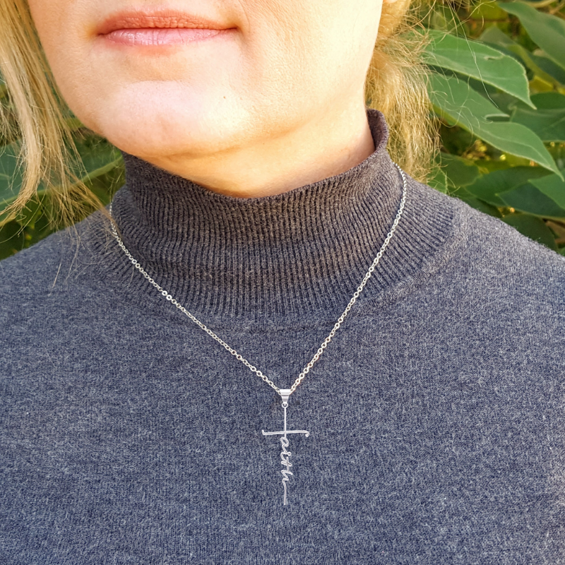 Faith Cross Necklace