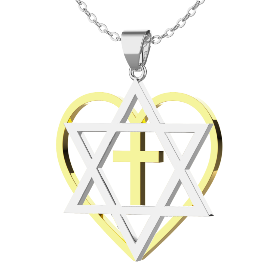 Messianic Heart Necklace