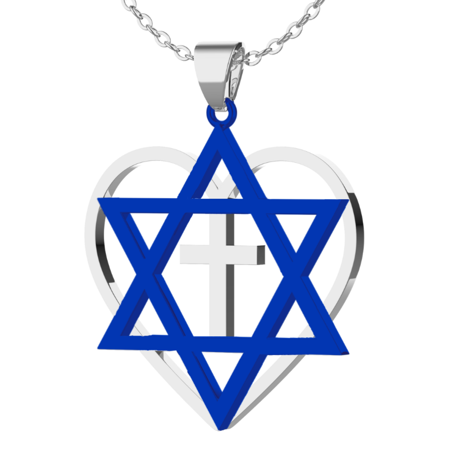 Messianic Heart Necklace