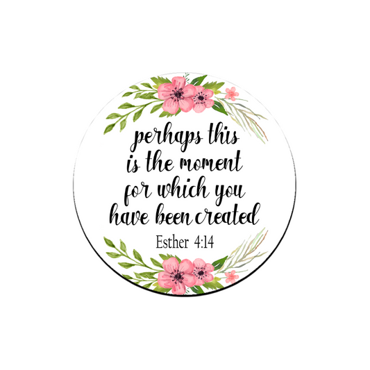 Perhaps This Is The Moment Circle Magnet 2.5"